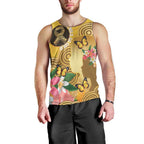 Australia Childhood Cancer Awareness Month Men Tank Top Be Bold Go Gold Aboriginal Art