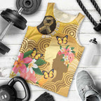 Australia Childhood Cancer Awareness Month Men Tank Top Be Bold Go Gold Aboriginal Art