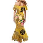 Australia Childhood Cancer Awareness Month Mermaid Dress Be Bold Go Gold Aboriginal Art