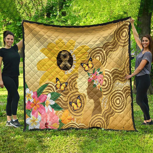 Australia Childhood Cancer Awareness Month Quilt Be Bold Go Gold Aboriginal Art