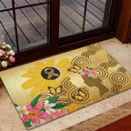 Australia Childhood Cancer Awareness Month Rubber Doormat Be Bold Go Gold Aboriginal Art