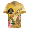 Australia Childhood Cancer Awareness Month Rugby Jersey Be Bold Go Gold Aboriginal Art