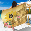 Australia Childhood Cancer Awareness Month Sarong Be Bold Go Gold Aboriginal Art