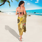 Australia Childhood Cancer Awareness Month Sarong Be Bold Go Gold Aboriginal Art