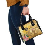 Australia Childhood Cancer Awareness Month Shoulder Handbag Be Bold Go Gold Aboriginal Art