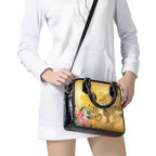Australia Childhood Cancer Awareness Month Shoulder Handbag Be Bold Go Gold Aboriginal Art