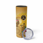 Australia Childhood Cancer Awareness Month Skinny Tumbler Be Bold Go Gold Aboriginal Art