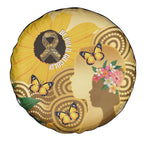 Australia Childhood Cancer Awareness Month Spare Tire Cover Be Bold Go Gold Aboriginal Art
