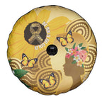 Australia Childhood Cancer Awareness Month Spare Tire Cover Be Bold Go Gold Aboriginal Art