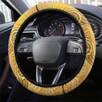Australia Childhood Cancer Awareness Month Steering Wheel Cover Be Bold Go Gold Aboriginal Art