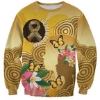 Australia Childhood Cancer Awareness Month Sweatshirt Be Bold Go Gold Aboriginal Art