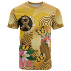Australia Childhood Cancer Awareness Month T Shirt Be Bold Go Gold Aboriginal Art