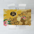Australia Childhood Cancer Awareness Month Tablecloth Be Bold Go Gold Aboriginal Art