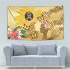 Australia Childhood Cancer Awareness Month Tapestry Be Bold Go Gold Aboriginal Art