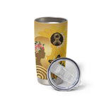 Australia Childhood Cancer Awareness Month Tumbler Cup Be Bold Go Gold Aboriginal Art