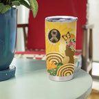 Australia Childhood Cancer Awareness Month Tumbler Cup Be Bold Go Gold Aboriginal Art