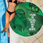 World Mental Health Awareness Month Beach Blanket Warriors Brave Strong Galaxy Vibes