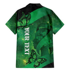 Personalised World Mental Health Awareness Month Family Matching Mermaid Dress and Hawaiian Shirt Warriors Brave Strong Galaxy Vibes
