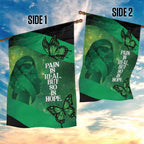 World Mental Health Awareness Month Garden Flag Warriors Brave Strong Galaxy Vibes
