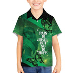 Personalised World Mental Health Awareness Month Hawaiian Shirt Warriors Brave Strong Galaxy Vibes