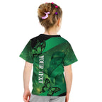 Personalised World Mental Health Awareness Month Kid T Shirt Warriors Brave Strong Galaxy Vibes