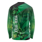 Personalised World Mental Health Awareness Month Long Sleeve Shirt Warriors Brave Strong Galaxy Vibes