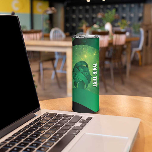 Personalised World Mental Health Awareness Month Skinny Tumbler Warriors Brave Strong Galaxy Vibes