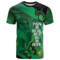 Personalised World Mental Health Awareness Month T Shirt Warriors Brave Strong Galaxy Vibes