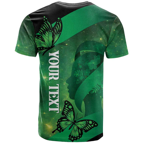 Personalised World Mental Health Awareness Month T Shirt Warriors Brave Strong Galaxy Vibes