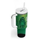 Personalised World Mental Health Awareness Month Tumbler With Handle Warriors Brave Strong Galaxy Vibes
