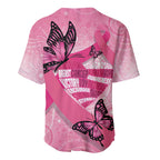 Australia Breast Cancer Awareness Month Baseball Jersey Pink Ribbon Mix Butterflies
