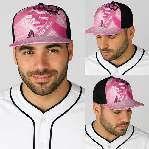 Australia Breast Cancer Awareness Month Baseball Net Cap Pink Ribbon Mix Butterflies - Aussie Hoodie