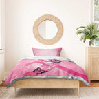 Australia Breast Cancer Awareness Month Bedding Set Pink Ribbon Mix Butterflies