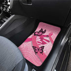 Australia Breast Cancer Awareness Month Car Mats Pink Ribbon Mix Butterflies