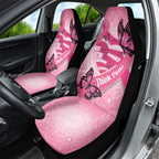 Australia Breast Cancer Awareness Month Car Seat Cover Pink Ribbon Mix Butterflies