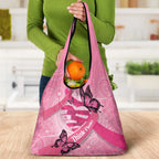 Australia Breast Cancer Awareness Month Grocery Bag Pink Ribbon Mix Butterflies