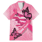 Australia Breast Cancer Awareness Month Hawaiian Shirt Pink Ribbon Mix Butterflies