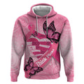 Australia Breast Cancer Awareness Month Hoodie Pink Ribbon Mix Butterflies