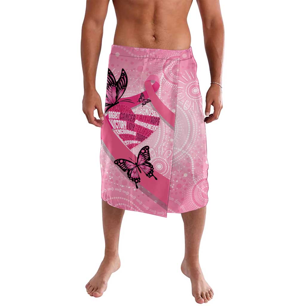 Australia Breast Cancer Awareness Month Lavalava Pink Ribbon Mix Butterflies