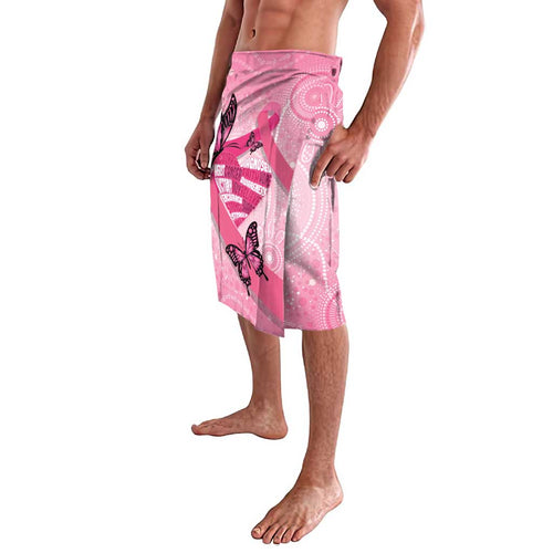 Australia Breast Cancer Awareness Month Lavalava Pink Ribbon Mix Butterflies