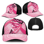 Australia Breast Cancer Awareness Month Mesh Trucker Cap Pink Ribbon Mix Butterflies - Aussie Hoodie