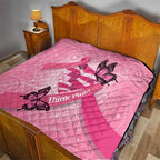 Australia Breast Cancer Awareness Month Quilt Pink Ribbon Mix Butterflies