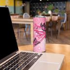 Australia Breast Cancer Awareness Month Skinny Tumbler Pink Ribbon Mix Butterflies