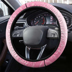 Australia Breast Cancer Awareness Month Steering Wheel Cover Pink Ribbon Mix Butterflies