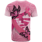 Australia Breast Cancer Awareness Month T Shirt Pink Ribbon Mix Butterflies
