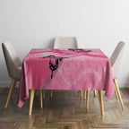 Australia Breast Cancer Awareness Month Tablecloth Pink Ribbon Mix Butterflies