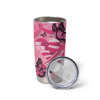Australia Breast Cancer Awareness Month Tumbler Cup Pink Ribbon Mix Butterflies