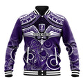 Dockers Football Baseball Jacket Fremantle Aboriginal Mix Polynesian Pattern LT14