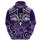 Dockers Football Hoodie Fremantle Aboriginal Mix Polynesian Pattern LT14