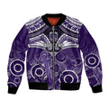Personalised Dockers Football Bomber Jacket Fremantle Aboriginal Mix Polynesian Pattern LT14